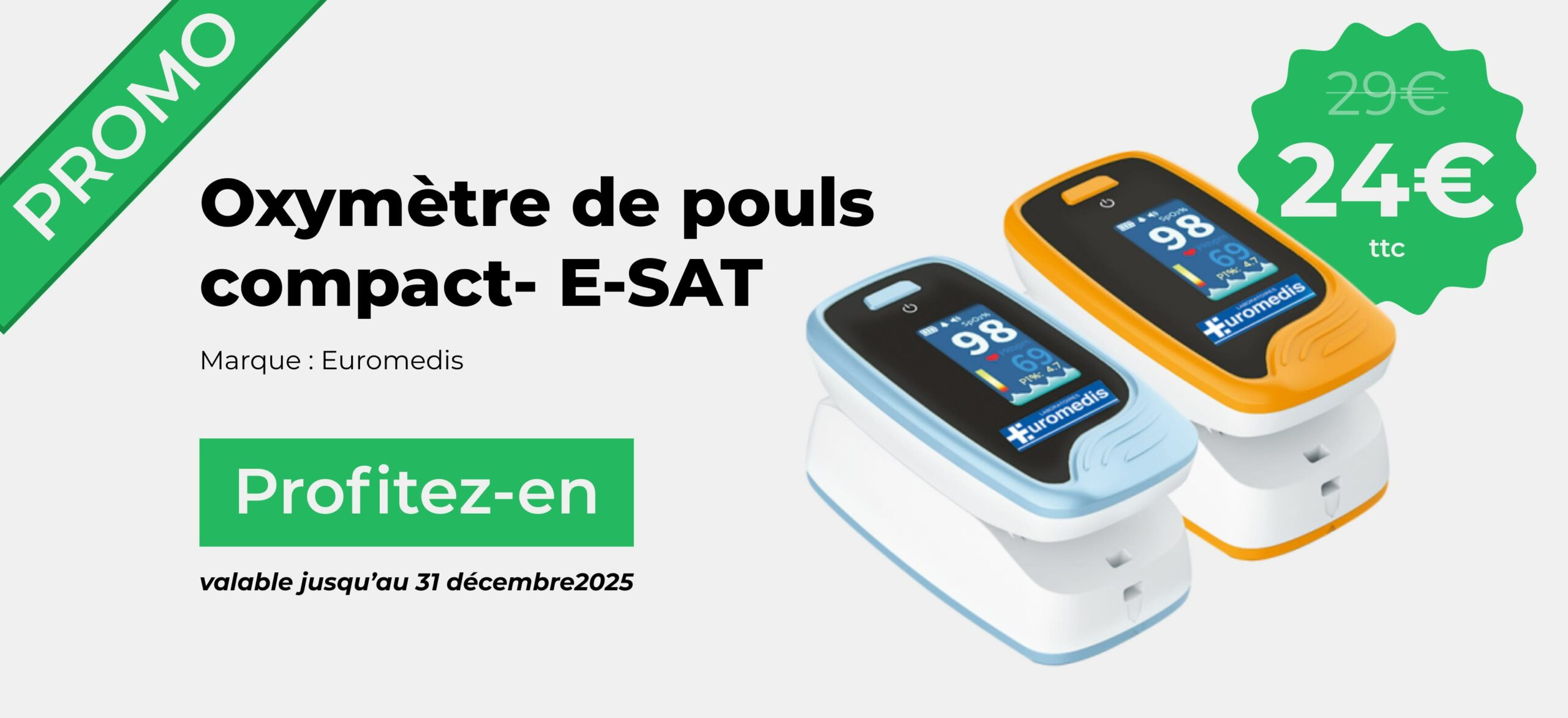 Oxymètre Euromedis pas cher promotions