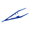 Pince anatomique plastique 12,5 cm bouts mousse