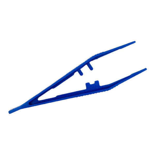 Pince anatomique plastique 12,5 cm bouts mousse