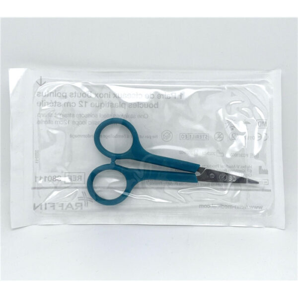 ciseaux-vert-bout-pointu12-cm-sterile-boucle-plastique-1