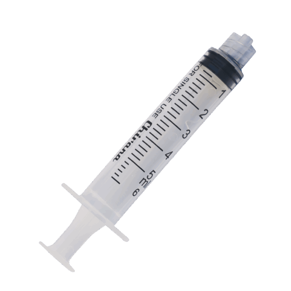 seringue 3 piece 5 ml luer lock