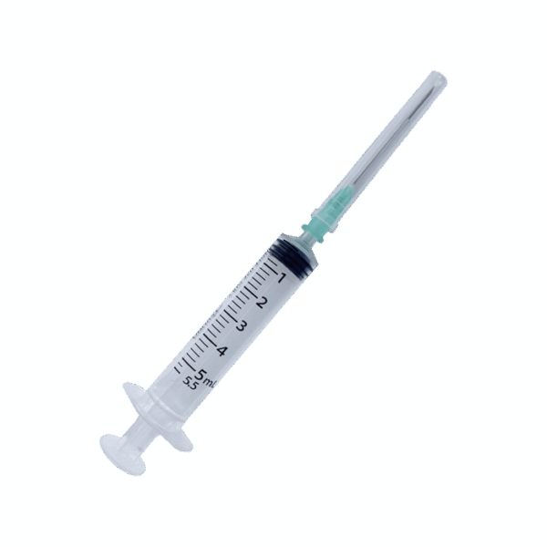 seringue 3 piece terumo 5 ml avec aiguille 21 g